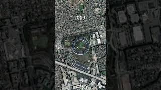 One Apple Park, Cupertino 2009 - 2020 #shorts #timelapse #california #cupertino #apple