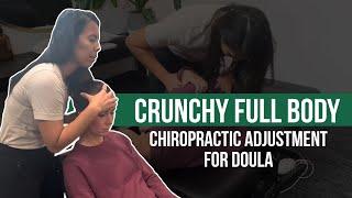 Crunchy Full Body Chiropractic Adjustment for Doula │ Sciatica Relief