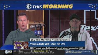 SEC Now | Billy Liucci discusses Takeaways from Texas A&M's thrilling comeback win over LSU