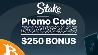 STAKE PROMO CODE — 'BONUS2025' $250 DEPOSIT BONUS AND 5% RAKEBACK