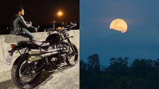 Riding to the Moonrise! Triumph Scrambler 900