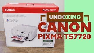 Canon PIXMA TS7720 Printer UnBoxing and Setup