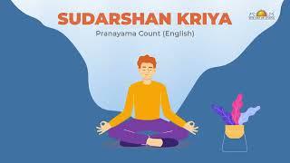 Sudarshan Kriya Pranayama Count English - Ujjai Breath + Bhastrika + Om  Chanting