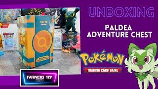 Unboxing Paldea Adventure Chest... Salen cartas ERROR!!!! #pokemon #pokemontcg #pokemonunboxing