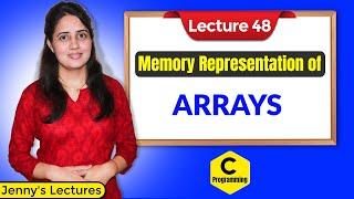 C_48 Arrays in C- part 3 | Memory Representation and Accessing of Array elements