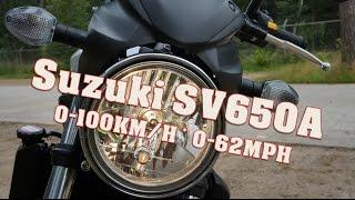 2016 Suzuki SV650 56kW 0-100 KM/H * 0-60 MPH from IDLE