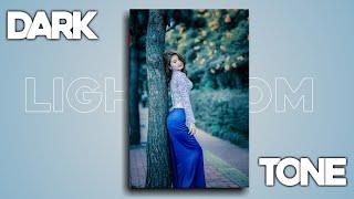 Lightroom Dark Moody Blue Editing #shorts #Akzone