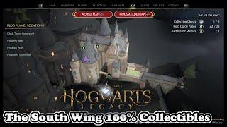 Hogwarts Legacy THE SOUTH WING ALL COLLECTIBLES (100% Collectible Guide)