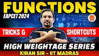 Functions - One Shot | EAPCET Tricks & Shortcuts | EAPCET 2024 | AP & TS EAPCET 2024 | Kiran Sir