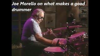 Joe Morello On What Makes A Good Drummer And Drum Solo