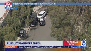 Law enforcement engages in standoff with domestic violence suspect in Inland Empire