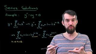 How to use SERIES to solve DIFFERENTIAL EQUATIONS example: Airy's Equation y''-xy=0