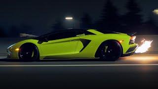 Flame Spitting Aventador S in [4K]
