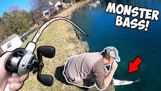 This HIGHLY PRESSURED POND is full of MONSTER BASS!!!