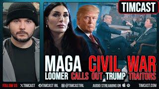 MAGA CIVIL WAR, Loomer Calls Out Trump TRAITORS ft. Laura Loomer