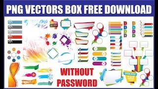 How To Graphics Design PNG CDR File Free Download ll PNG Vector Photoshop Images of Box