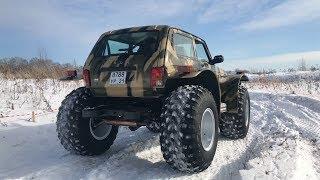 Cнегоболотоходе на базе LADA 4x4 I Нива I Тест-драйв