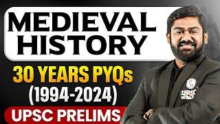 Medieval History Last 30 Years PYQs - UPSC Prelims | UPSC PYQ | UPSC 30 Years PYQs | Ancient History