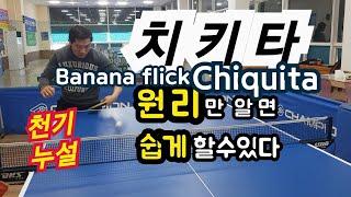 로망~치키타 (천기누설)(Chiquita)원리를 알면 쉽게 할수있다(영점) How To PingPong 제12화