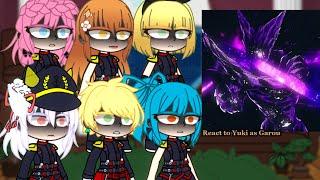Mato Seihei no slave react to Yuki as Garou