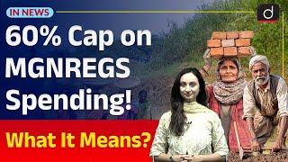 MGNREGS Expenditure | UPSC Current Affairs | In News | Drishti IAS  English