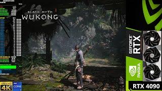 Black Myth Wukong Cinematic Settings, Ray Tracing DLSS + FG 4K | RTX 4090 | i9 14900KS