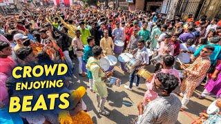 Crowd Enjoying Beats| Tardeo Beats | Girgaon Gudi Padwa 2024