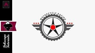 Inkscape Tutorial: Motorcycle Racing Vector Wheel Logo (Episode #77) @ Ardent Designs
