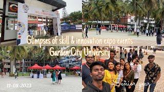 GLIMPSES OF SKILLS AND INNOVATIONS EXPO GARDEN CITY UNIVERSITY BANGALORE