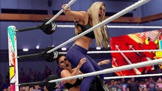 LOW BLOWS AND STINKFACE MATCH - Rhea Ripley vs Charlotte Flair - WWE2K23