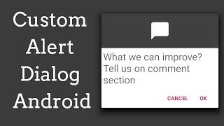 custom alert dialog box in android