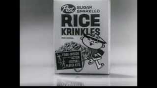 VINTAGE 1960s RICE KRINKLES CEREAL - SO-HI PROMOTING A FREE FOOTBALL PLAYER (PUNTER & PASSER)