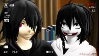 [MMD x Creeepypasta]Don't  Judge CHALLENGE -Jeff & M-