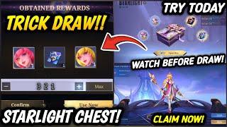 NEW!! TRICK DRAW STARLIGHT LUCKY CHEST SEPT (MAX REWARDS) | ODETTE SL SKIN REVIEW - MLBB