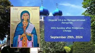 Неделя 14-я по Пятидесятнице. Литургия | 14th Sunday after Pentecost. Liturgy