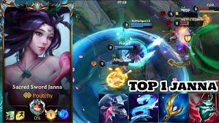 Wild Rift Janna - Top 1 Janna Gameplay Rank Challenger