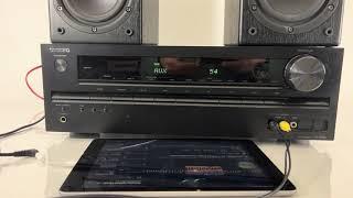 Onkyo AV Receiver HT-R390 5.1 Channel HDMI Receiver - No Sound Output