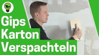 Gipskarton Spachteln mit Gewebeband  TOP ANLEITUNG: Wie Trockenbau Rigipsplatten Verspachteln???