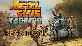 Metal Slug Tactics Official Trailer REACTION!