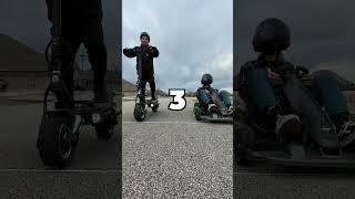 Drag Race! $2K GoKart vs. $4K Scooter! 