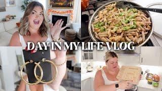 new fall hair, jewelry haul, cook with me, memory box | vlog