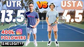 I Played a Tennis Influencer! @Tenniswithdylan