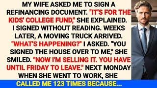 She Made Husband Sign Away The House & Told Him 'Leave By Friday' His Military Revenge DESTROYED Her