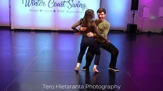 Semion Ovsiannikov & Maria Elizarova , Pro Show, Winter Coast Swing 2024, Finland