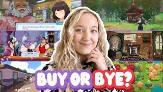 Honestly Reviewing Cozy Games I Played Recently!
