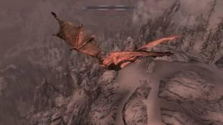 TESV Skyrim как летать на драконах