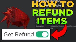 How To REFUND ITEMS on ROBLOX To Get Your ROBUX Back! (2024)