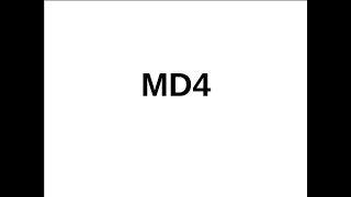 MD4 (Hashes and message digests)