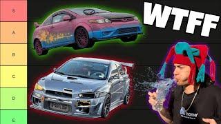 Ranking Subscribers Cars!!