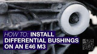 E46 M3 Differential Bushing Install - E46 Coupe - Condor Speed Shop